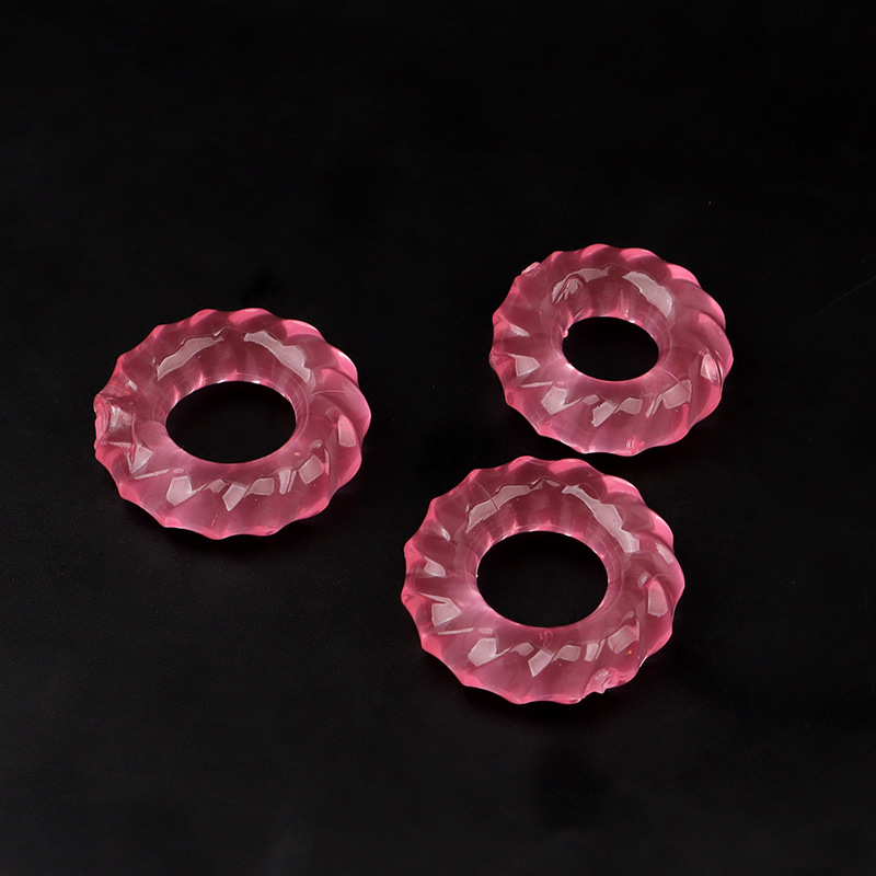 TPE Penis Root Sleeve Rings, 3-Pack Stretchy Delay Rings for Men — detail image 5