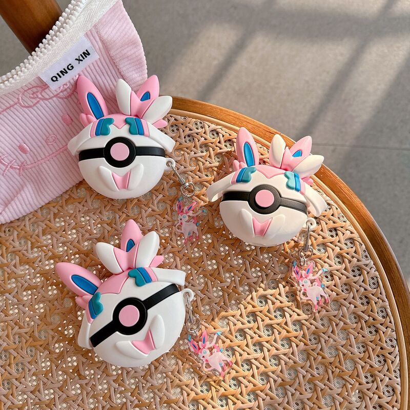 Cute Fairy Eevee Ball AirPods Pro Apple Bluetooth Headphone Case 2/3/4 Generation Protective Cover