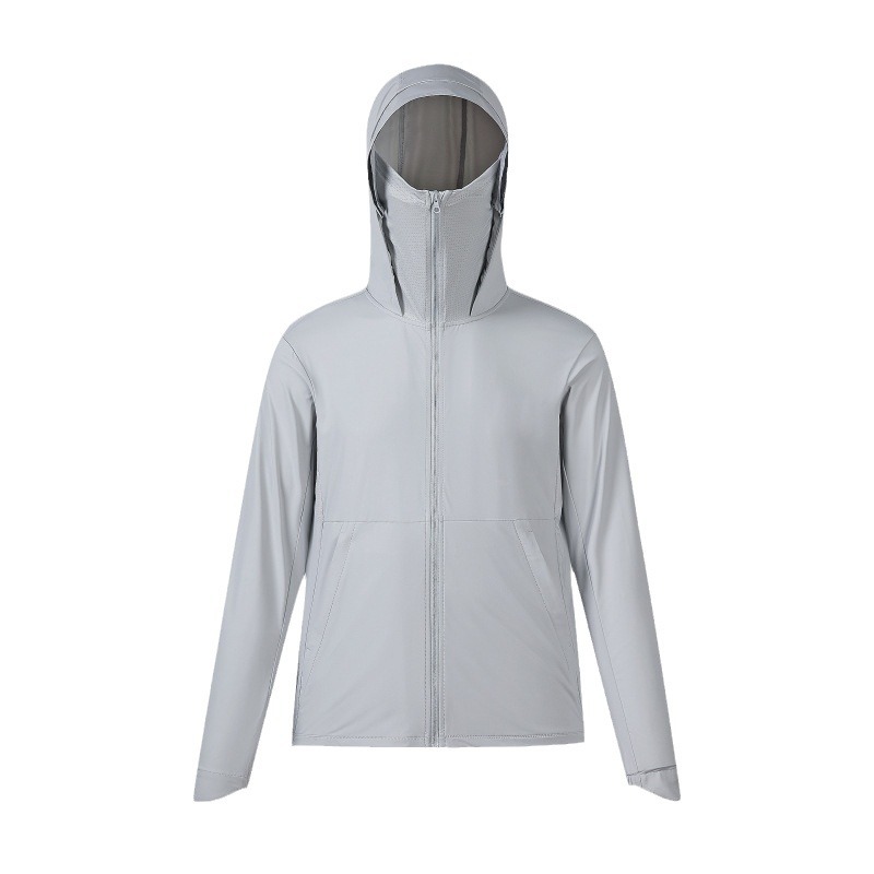 2025 nueva ropa de hielo protector solar de verano tipo hilo original de vinilo al aire libre chaqueta de chaqueta de pesca de hombre chaqueta al por mayor