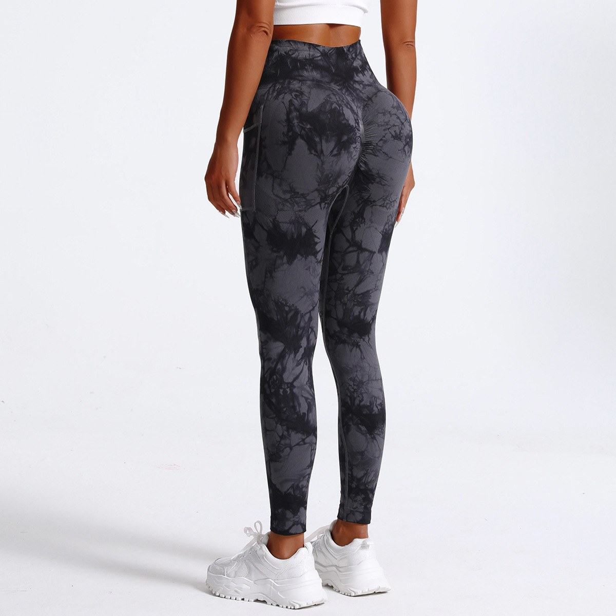 Tie - Dye negro y gris