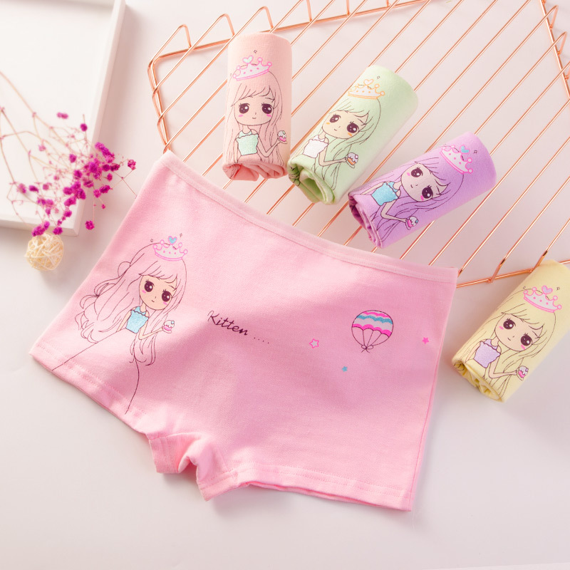 Girls underwear children's underwear cotton leggings boxers bottoming cute children's underwear new generation of hair