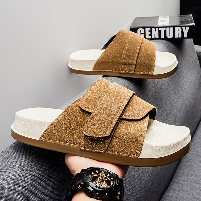 Thick-Soled Flip-Flops 2026 Summer New Style Birkenstock Slippers for Men, Large Size, High-End Casual Sandals for Outdoor Wear Thick-Soled Flip-Flops 2026 Summer New Style Birkenstock Slippers for Men, Large Size, High-End Casual Sandals for Outdoor Wear