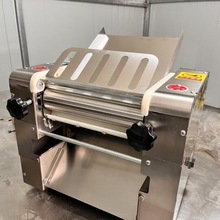 台式不锈钢食堂用商用小型全自动新款电动压面机 全自动鲜面条机