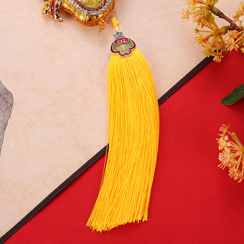 Carefully selected 2024 Year of the Dragon Chinese Dragon Tassel Living Room Car Rearview Mirror Pendant Car Xianglong Keychain Hanging Ornaments