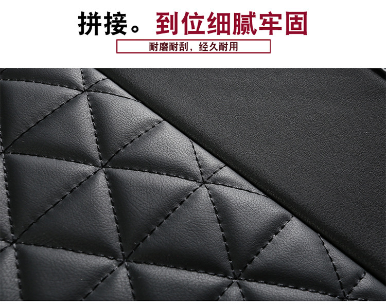 Car seat cushion for all seasons, full-coverage car seat pad, wear-resistant and ventilated car seat cover, leather car seat cushion