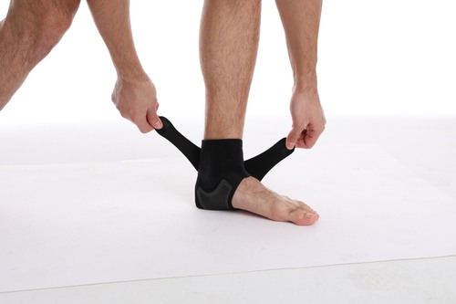 Cross-border supply ankle support, anti sprain, basketball special compression ankle support, adult silicone ultra-thin running ankle support