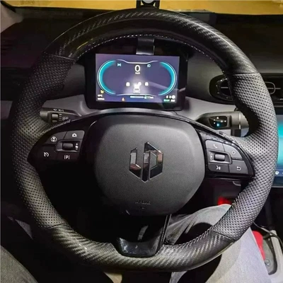 resistance for your car's – Steering wheel cover - the-following-is-the-matte-carbon-fiber-texture-38cmplease-be-sure-to-leave-a-message-specifying-the-year-and-model-of-the-car