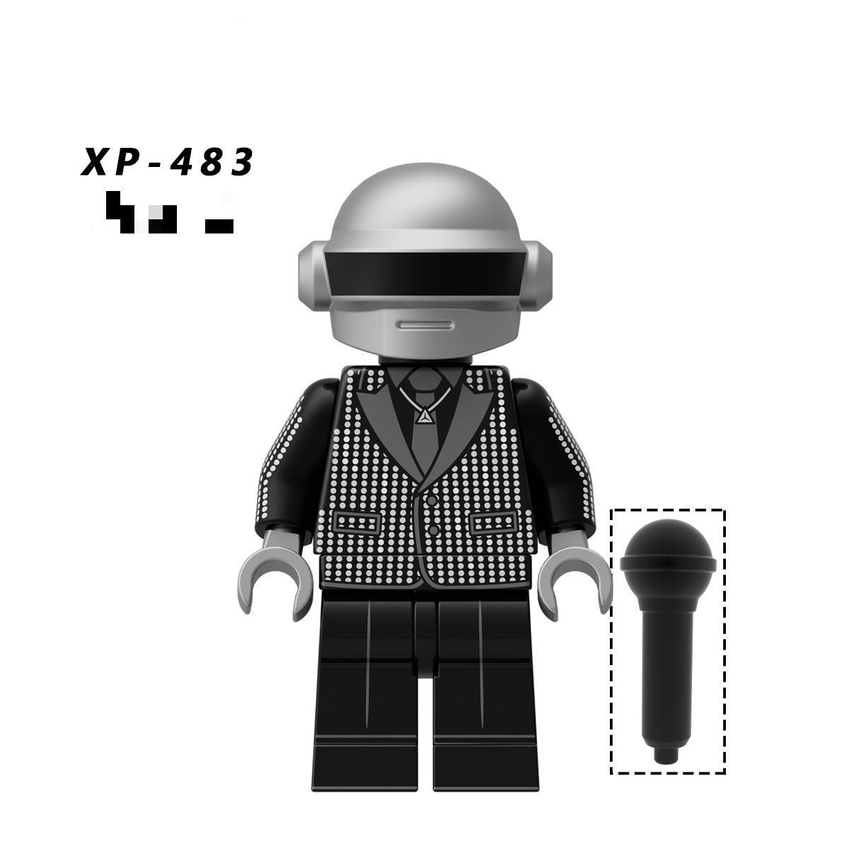 外国貿易商品の盛り合わせ玩具有名人シリーズの愚かなパンクバンド電子音楽積み木人仔kt 1063袋入り