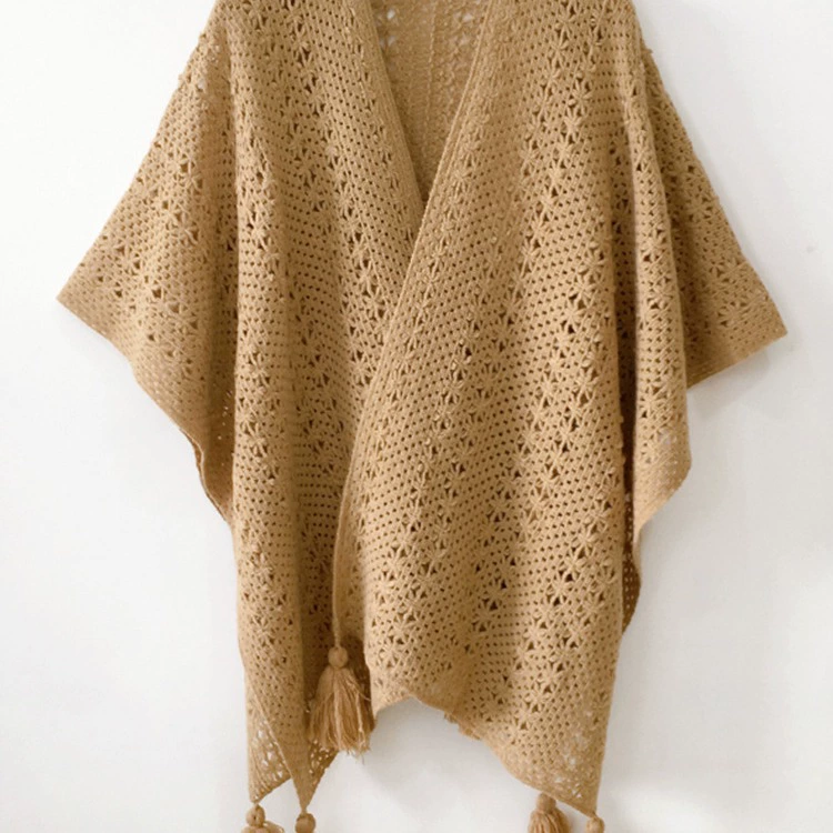 Summer solid cloak, trench coat, woolen universal scarf, western style
