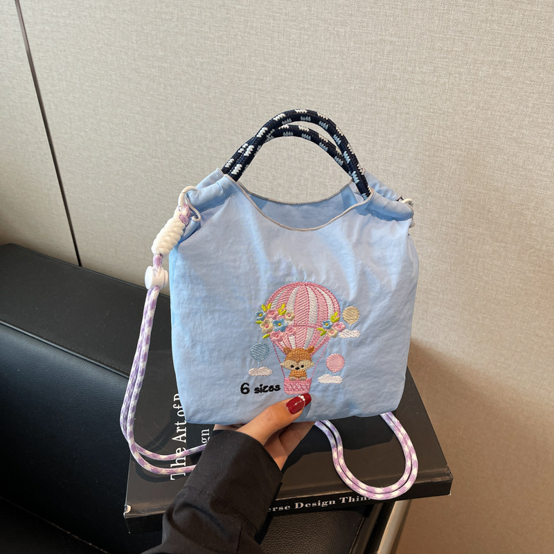 日系ファッション刺繍シングルショルダーバッグ|undefined