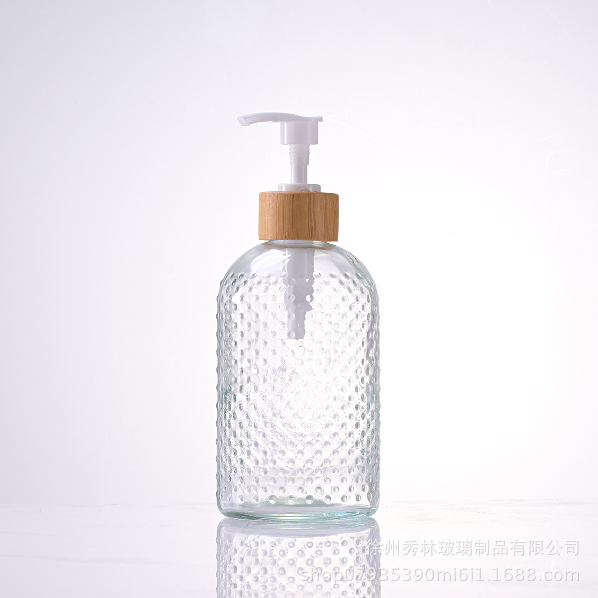 Botella de desinfectante de manos de vidrio champú acondicionador botella multicolor europeo retro botella de cosméticos de aceite esencial