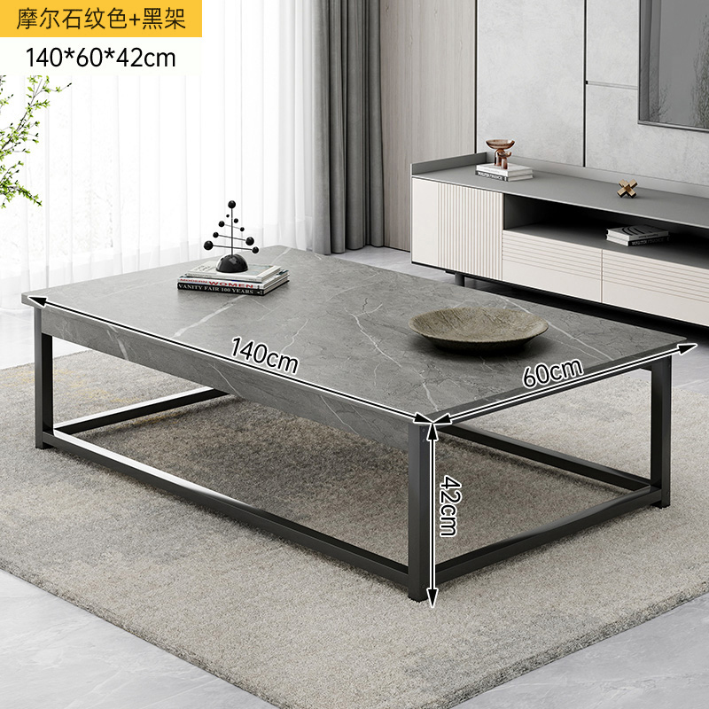 Mesa de té sala de estar pequeña mesa de casa simple alquiler de casa sofá simple mesa de té de balcón de lujo moderno