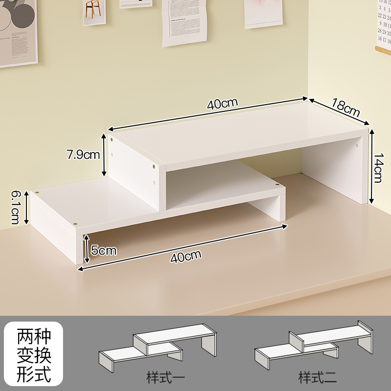 escritorio portátil elevación estante dormitorio buena oficina monitor de escritorio estante de almacenamiento de escritorio