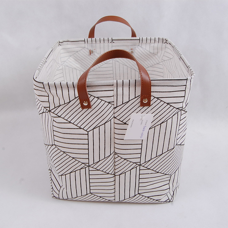 新款大容量收纳筐客厅卧室杂物玩具收纳整理箱手提收纳筐厂家供应