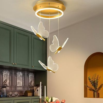 originality personality characteristic butterfly Bedside Night light Bar counter Showcase Exhibition a chandelier Room Entrance Aisle Pendant