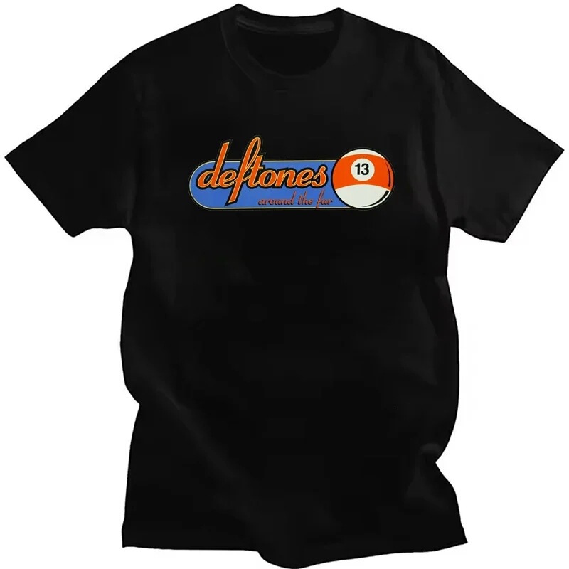 Pure Cotton Short-Sleeved T-Shirt for Men Deftones Rock Band Printed T-Shirt for Men and Women Breathable Yk Short-Sleeved Top Summer Pure Cotton Short-Sleeved T-Shirt for Men Deftones Rock Band Printed T-Shirt for Men and Women Breathable Yk Short-Sleeved Top Summer