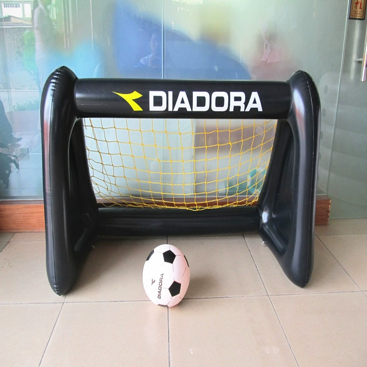 Источник завод ПВХ надувная футбольная рама детская спортивная футбольная защитная дверь газон двор Интерактивная игровая игрушка