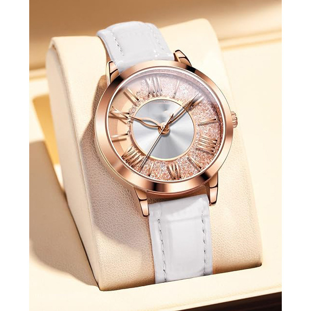 Customized Ladies Watch Elegant Dress Diamond Ladies Watch Analog Quartz Leather Waterproof Quicksand Big Face Watch Customized Ladies Watch Elegant Dress Diamond Ladies Watch Analog Quartz Leather Waterproof Quicksand Big Face Watch