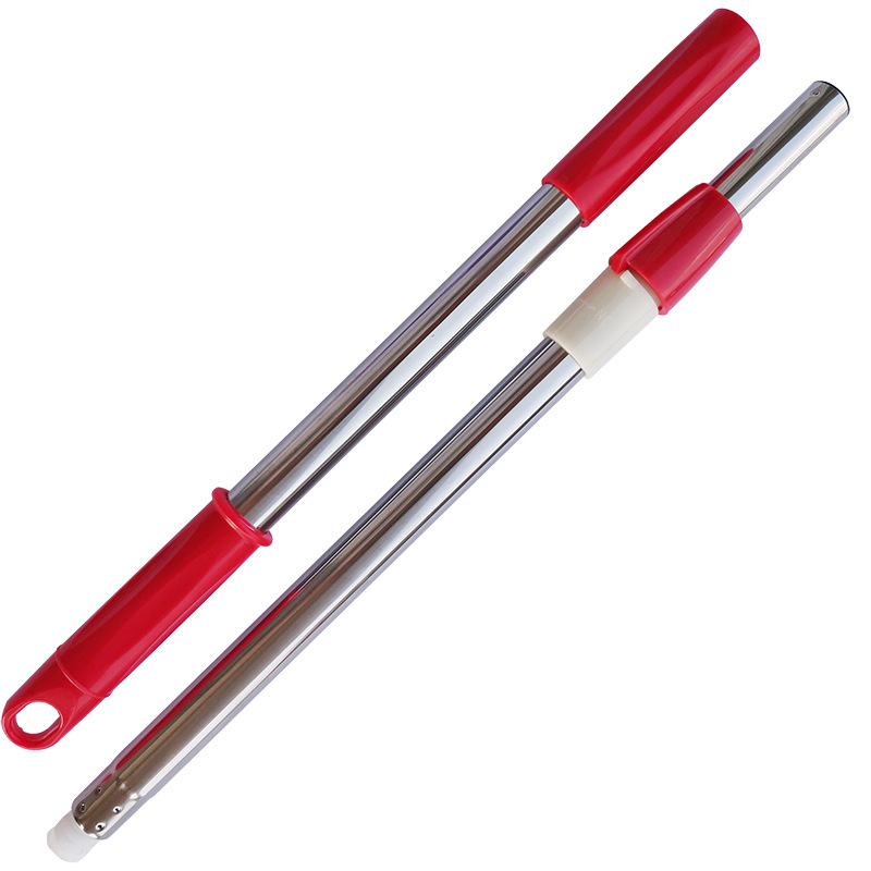 Suministro directo de fábrica al por mayor accesorios de varilla de fregona giratoria tubería de acero inoxidable fregona telescópica reforzada en negrita varilla a prueba de explosiones