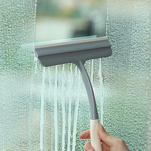 077 Soft Glass Scraper Bathroom Glass Wiper Household Window Glass Cleaner Window Cleaner Cleaning Window Scraper