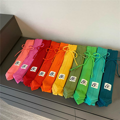 Large solid color Korean ins niche design foldable shoulder bag women's fashion versatile knitted accordion pleated bag