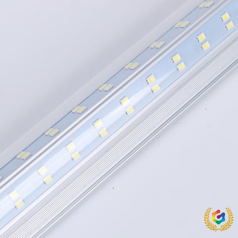 ✅ Factory Wholesale T8 Double-Row V-Shaped Lamp Tube Aluminum-Plastic Integrated Led Lamp Tube Lighting Strip Light T8 High-Brightness Fluorescent Lamp