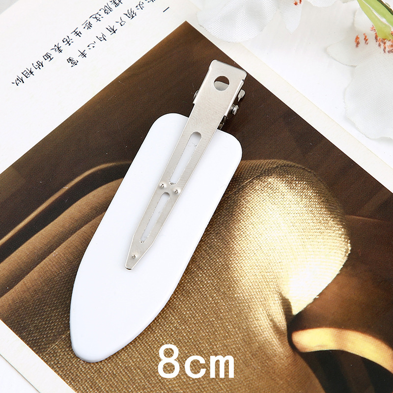 韓国版の新型のかわいい髪飾りの跡がないヘアピンの化粧髪カードの前髪の縁は小さい葉のカモの口を挟んで卸売りします。|undefined