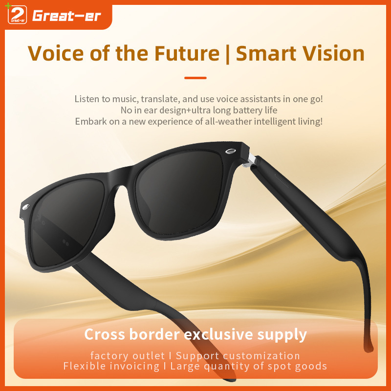 Newクロス ‐ ボーダースマートBluetooth glasses for listing to mu|undefined