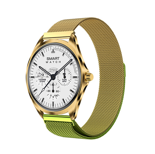 Smartwatch donna elegante con display amoled e cinturino in acciaio_voghion.com
