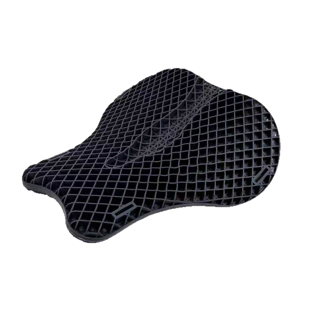 Gel Motorcycle Seat Cushion Honeycomb Waterproof Slip-Resistant Breathable Universal Electric Vehicle Seat Cushion Tpe Soft Rubber Shock-Absorbing Mesh Pad