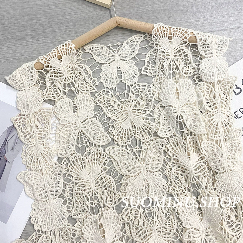Summer vest sleevless, custom-made, with embroidery