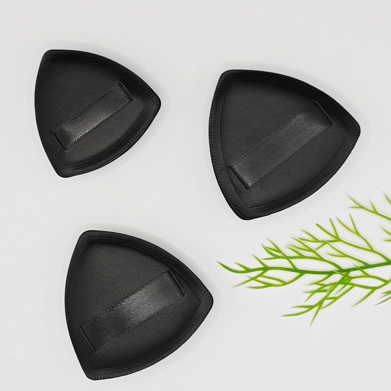 Grueso negro piña puff triángulo algodón caramelo cojín de aire puff fondo líquido especial de doble cara mojado y seco de doble uso ropa BB crema