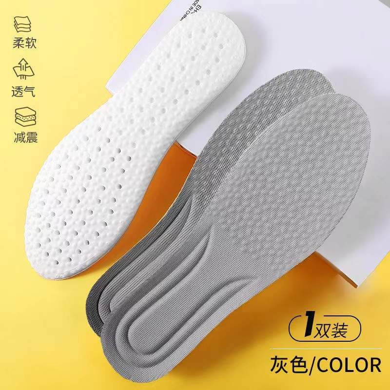 Huellas de pie de alta calidad, zapatos deportivos de sensación de mierda, comercio electrónico, una distribución de amortiguación, hombres y mujeres transpirables y transpirables para correr.