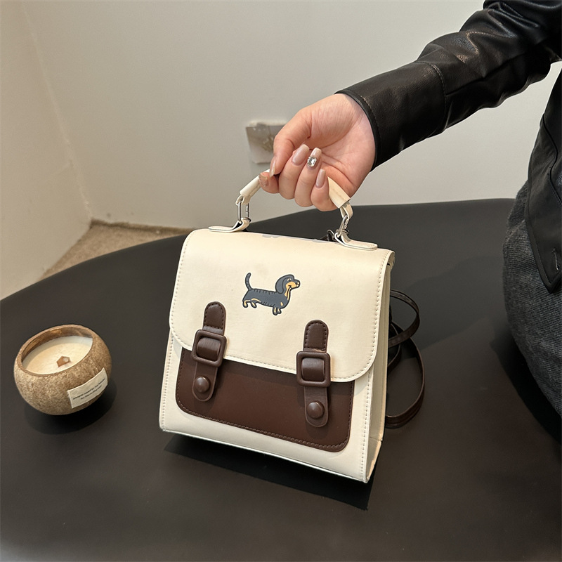 Bolsa de clase de estudiantes 2024, nueva moda coreana mochila de hombro, bolsa de hombro portátil universal