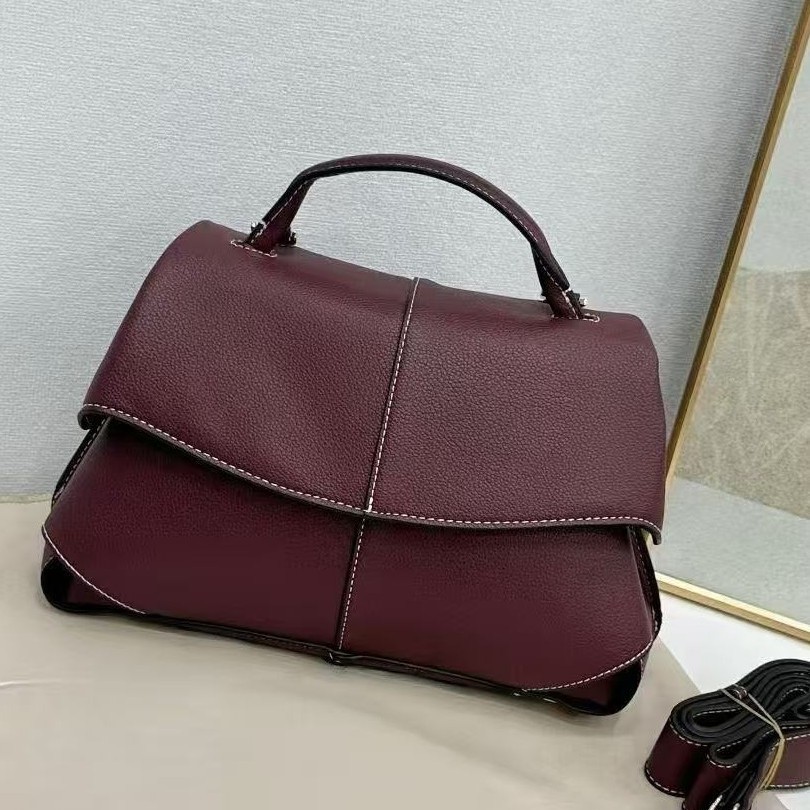 2025新款跨境法国小众微笑手提女包高级感都市休闲女士单肩斜挎包