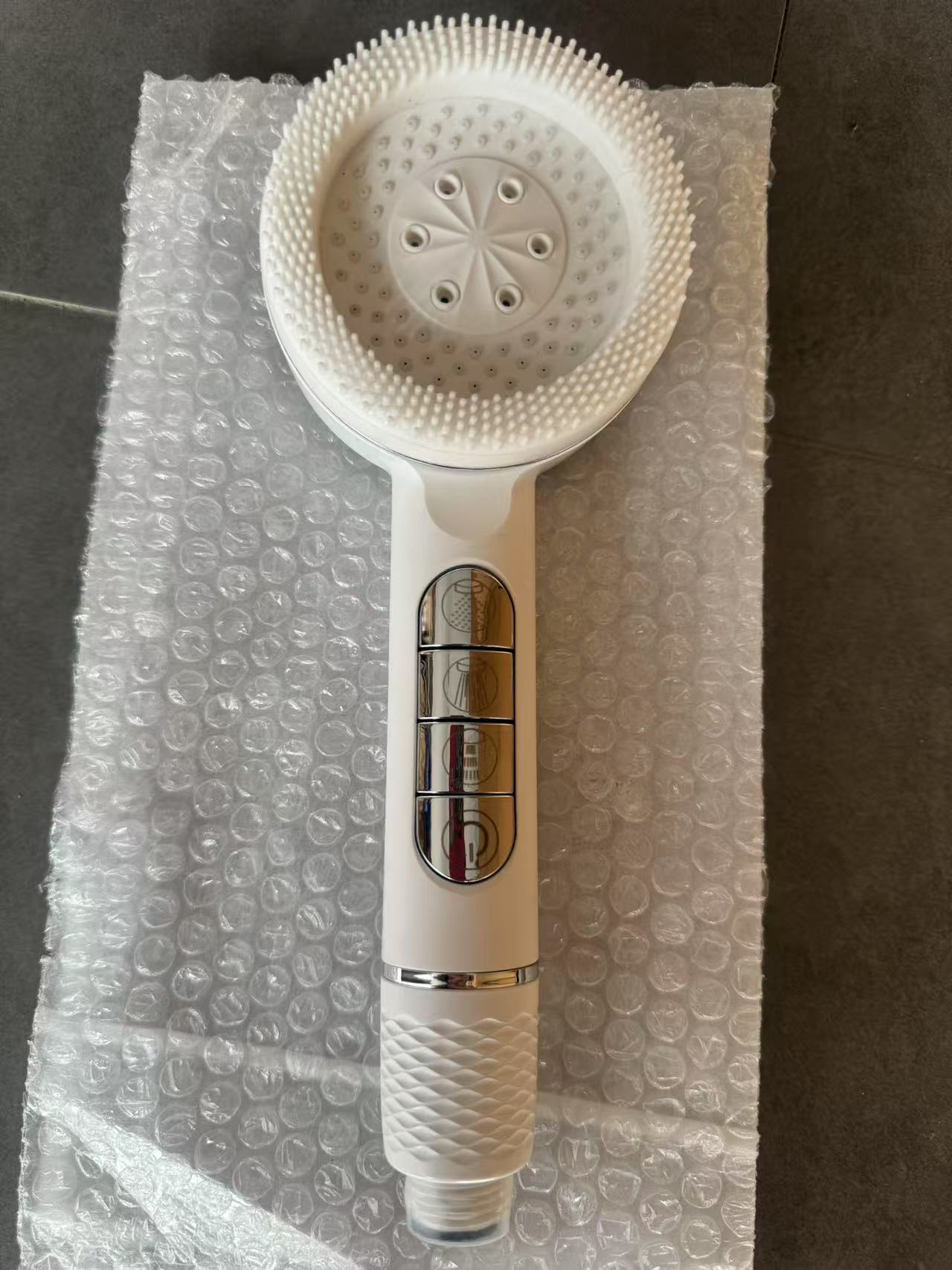 Piano key brush massage spray gun shower pressurized showerhead household shower handheld showerhead shower set undefined