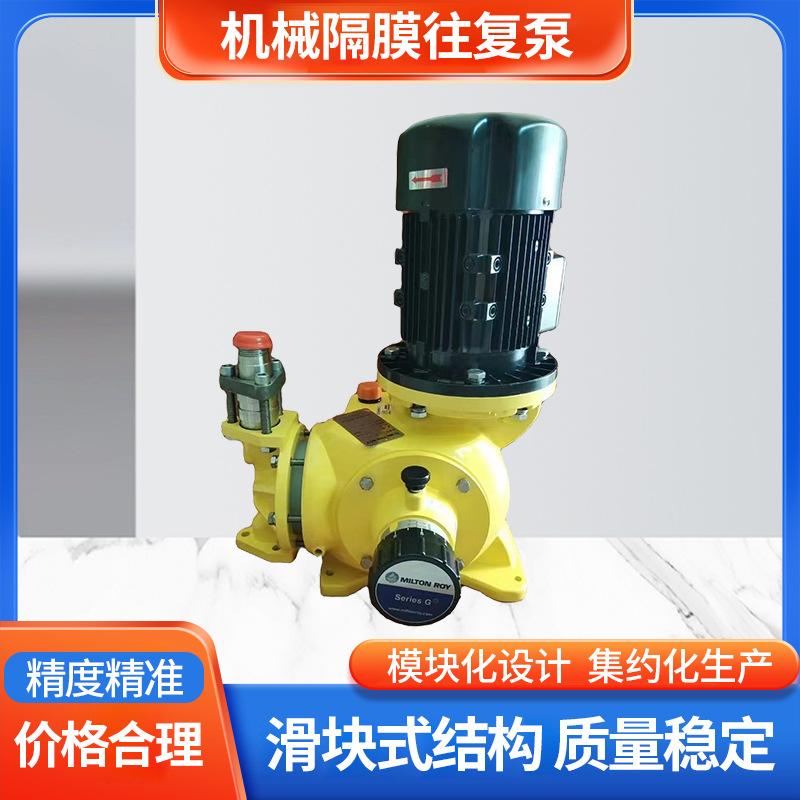 厂家销售污水处理机械隔膜计量泵 GB600SP1MNN抗腐蚀隔膜加药泵