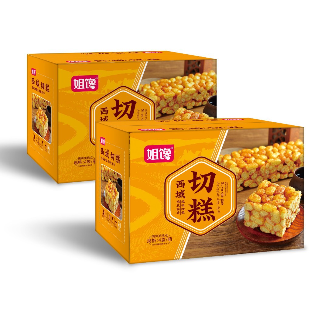 【9.99八大袋】姐馋西域切糕酥香非油炸童年回忆膨化零食其他