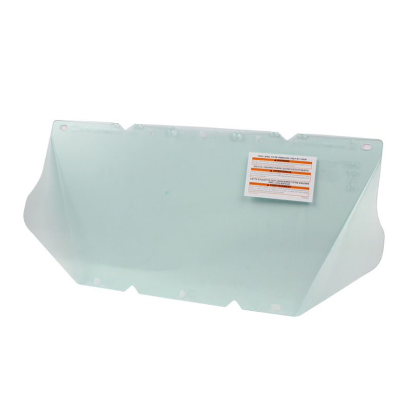 梅思安MSA 10115837 PC透明防冲击防飞溅防护面屏 可配下颌保护器