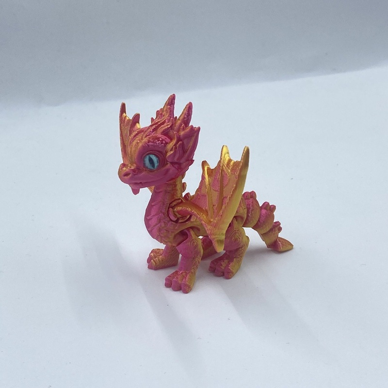 3dプリントカラー飛龍翼関節は、目のクールな子供のおもちゃの露店をシミュレートすることができます|undefined