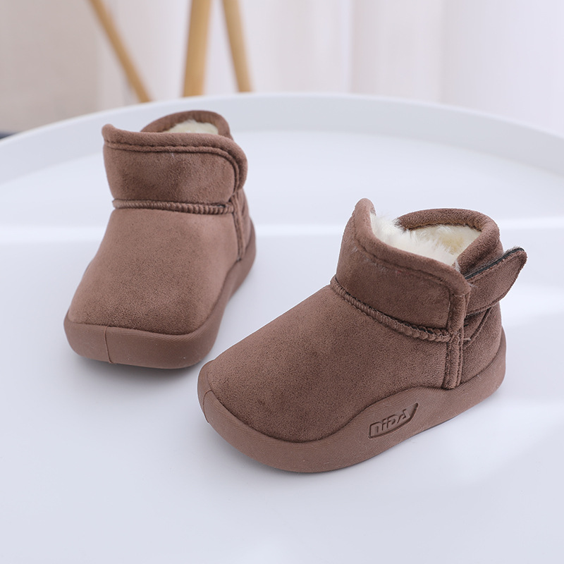 Childrens Snow Boots With Plush Insulation For Boys And Girls_voghion.com
