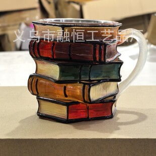�羳�¿�Painted Book Mug���L����3D���L�������ؕ����ѯB���ȱ�