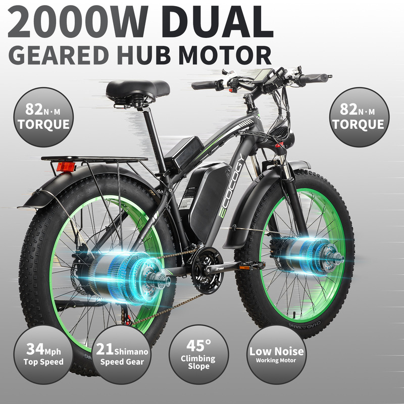 メーカー卸売 Ebycco 電動自転車越境電子商取引ドロップシッピング 26*4.0 ファットタイヤ電動マウンテンバイク|undefined