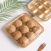 9-зерновая/6-зерновая конопляная упаковочная коробка для картофеля квадратная десертная коробка Jiugongge Кондитерская шоколадная упаковочная коробка для яиц хрустящая упаковочная коробка