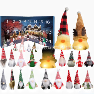 Cross Border Christmas Gnome Advent Calendar 2024 Christmas Gnome Advent Calendar