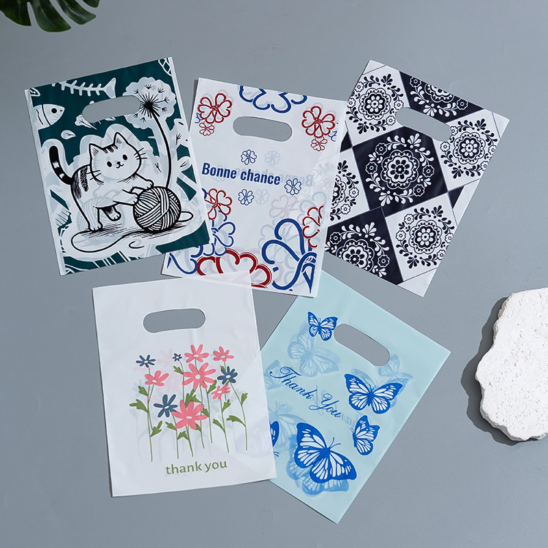 (Cross-border trading), (Wholesale), thin plastic accessory, linen bag, 100 pieces, Birthday gift