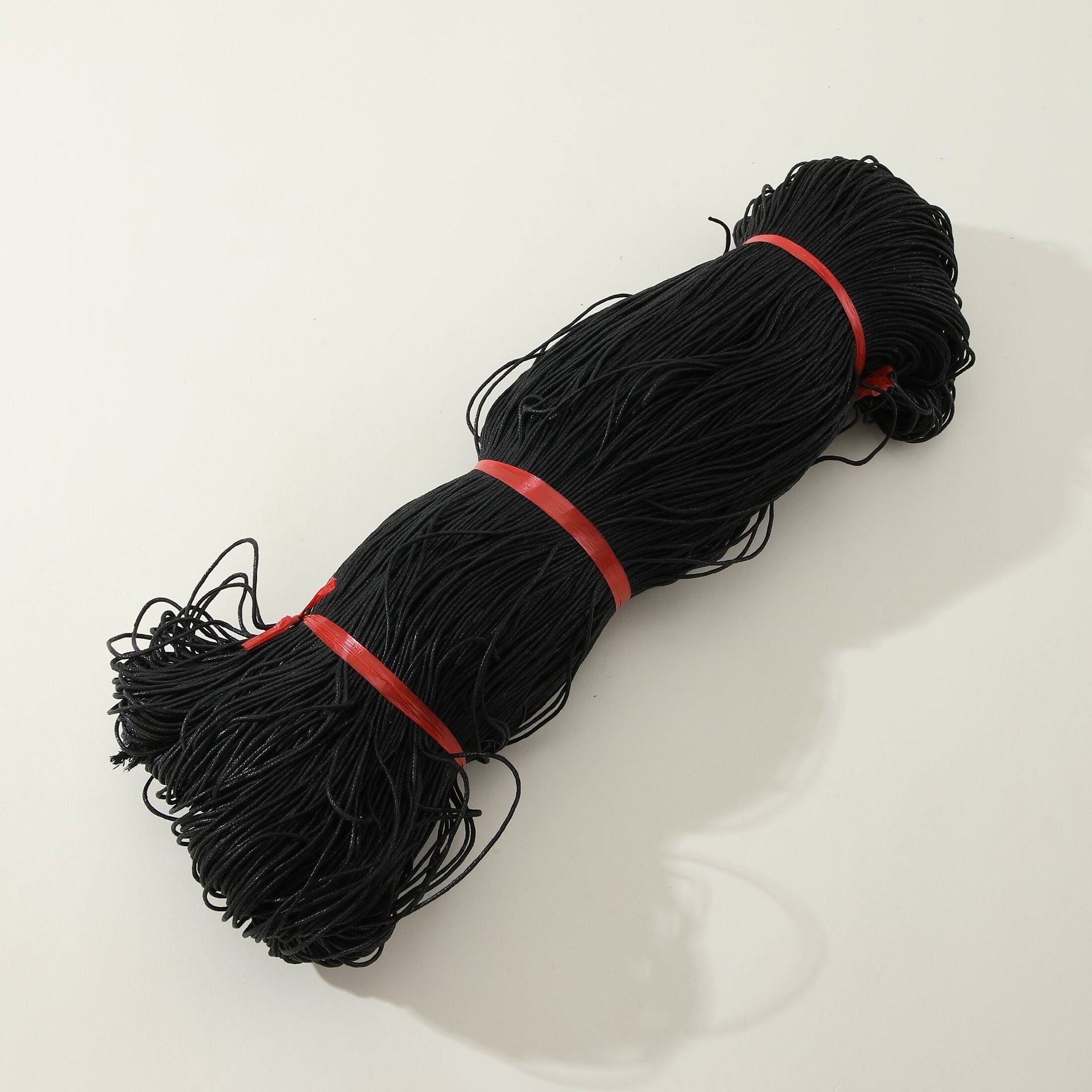 Cordón de cera de algodón común de 1 - 2mm cordón de cera de algodón doméstico tejido a mano cordón de cera cuerdas de cuentas de ropa cuerdas de maletas cuerdas de etiqueta image 6
