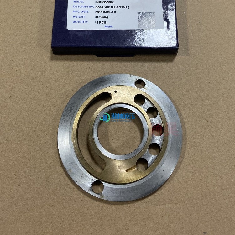 挖掘机液压泵零配件HPK055K配油盘 平面 挖机配件 VALVE PLATE(L)