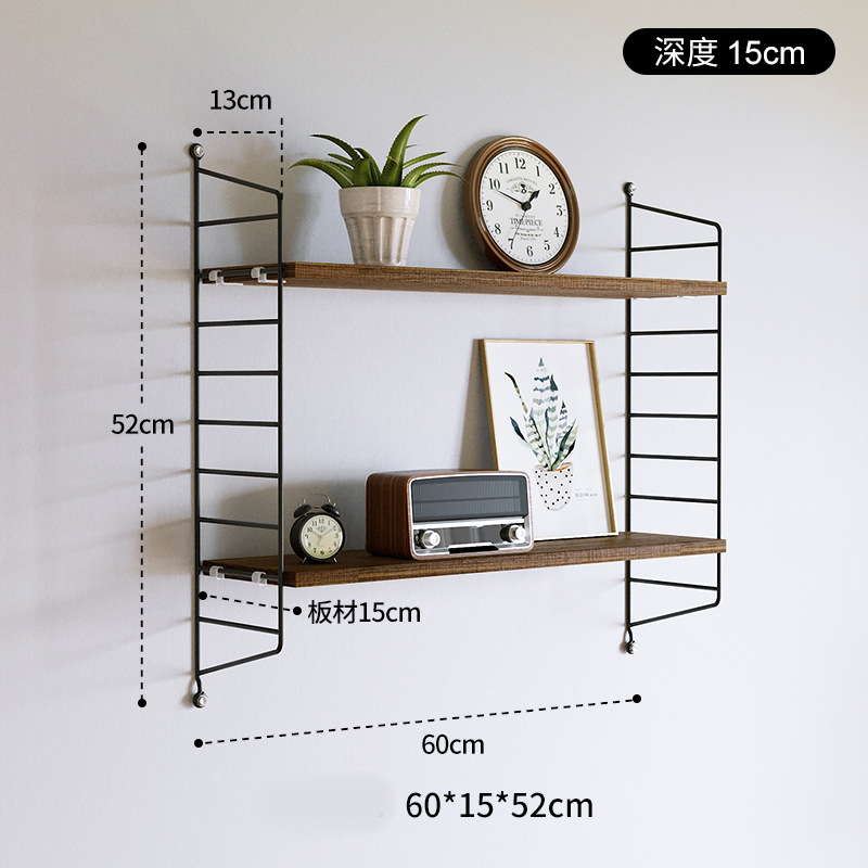 Estantes de pared minimalistas personalizados, estantes de almacenamiento multiusos para cocina y sala de estar, instalación sin taladro, combinación flexible y fácil de adaptar.