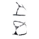 Cross-Border European and American Body Straps Leather Belts Integrated Bondage Straps Stage Nightclub Bar Accessories Leather Wholesale